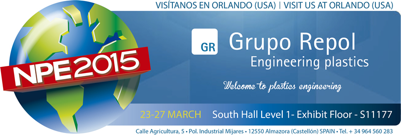 Grupo Repol booth at the international plastic fair NPE2015